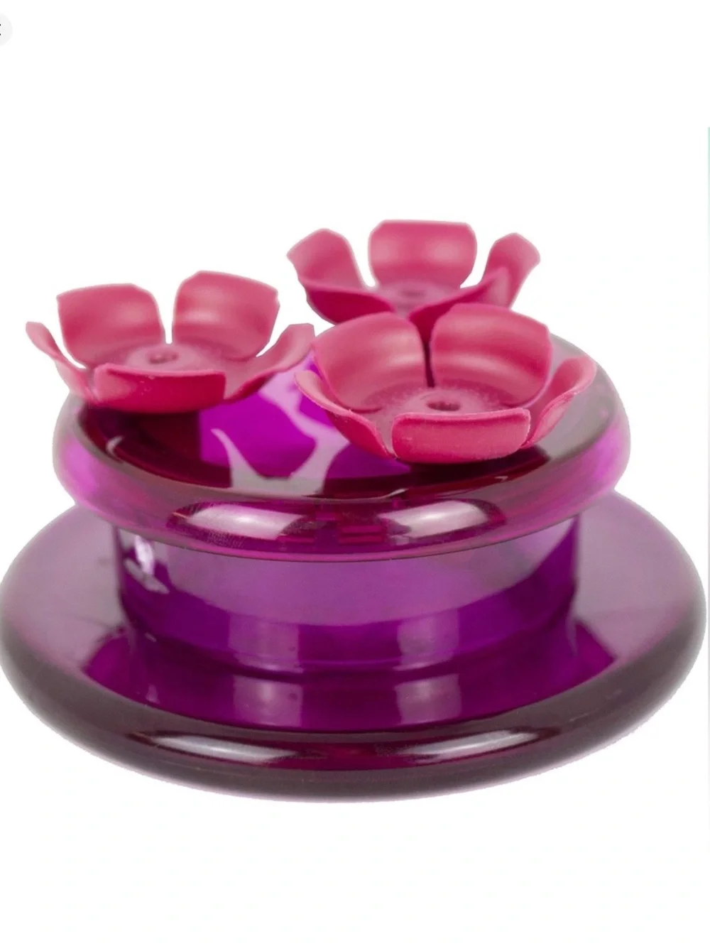 NIB | Perky-Pet | Hummingbird Plastic Handheld Nectar Bird Feeder | 3-Ports 2 oz